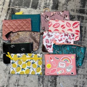 10 Ipsy Bags (Makeup not included))